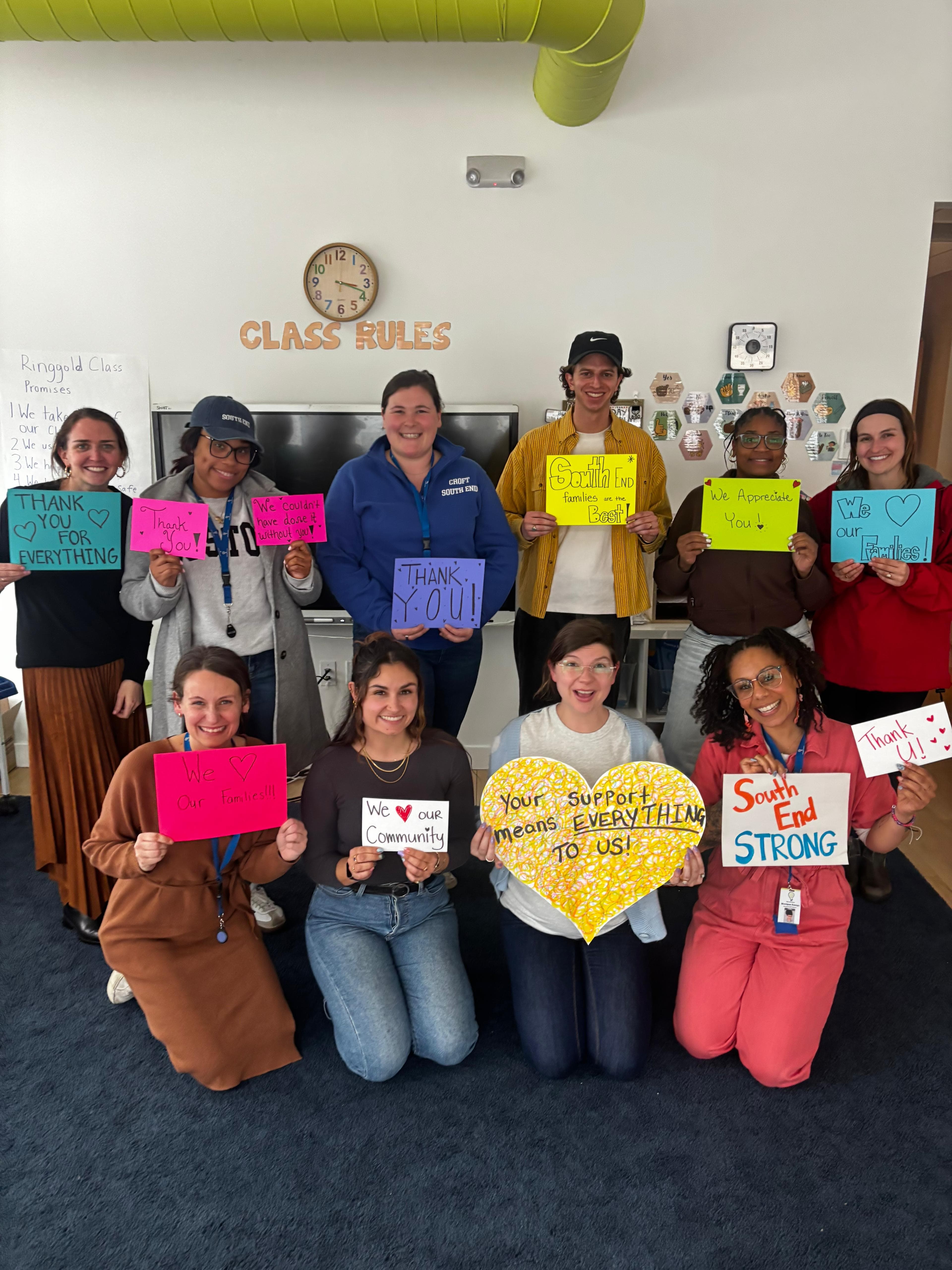 Our teachers at South End Village Academy